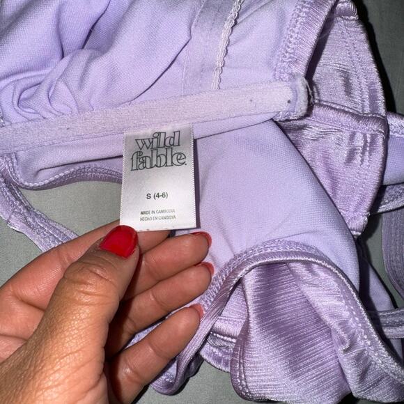 Wild Fable (Target) Corset Tank Lavender Purple Shimmer Size Small (4-6) - Picture 3 of 5